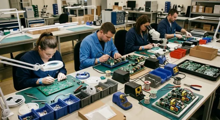 EMS en France : approvisionnement des composants et assemblage