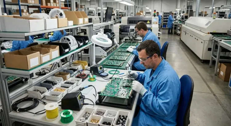 EMS en France : approvisionnement des composants et assemblage